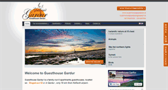 Desktop Screenshot of guesthousegardur.is